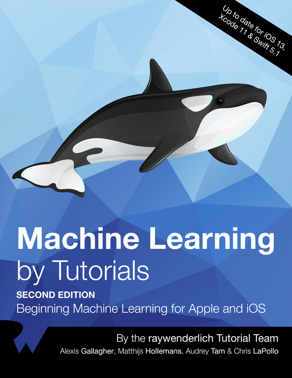 Machine Learning by Tutorials cover