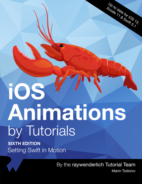 iOS Animations by Tutorials cover