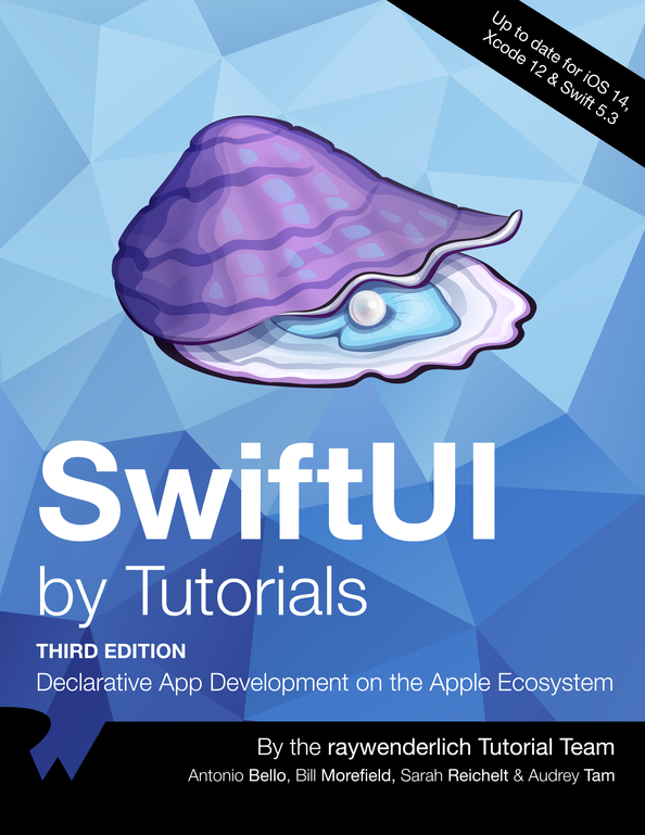 SwiftUI by Tutorials cover